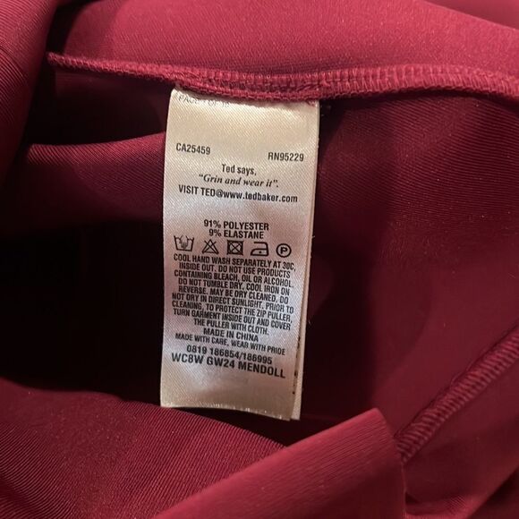 Ted Baker London Cold Shoulder Bow Sleeves Ted Size 4/US 10 - Picture 8 of 8